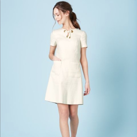 Boden Dresses & Skirts - Boden Cream Ottoman Dress WW030